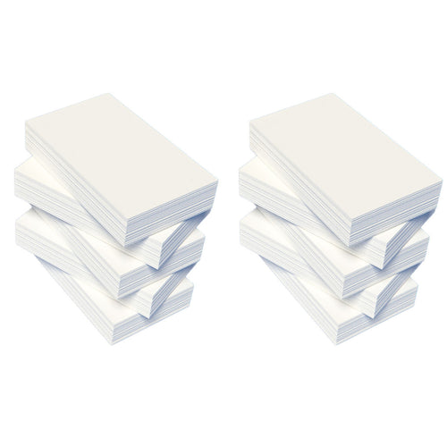 3” x 5” Blank Index Cards – 1,000 Count – White – 199 gsm Standard Cardstock