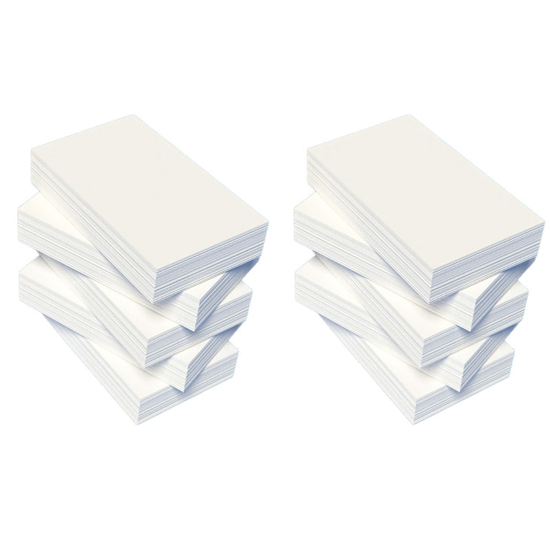 3” x 5” Blank Index Cards – 1,000 Count – White – 199 gsm Standard Cardstock