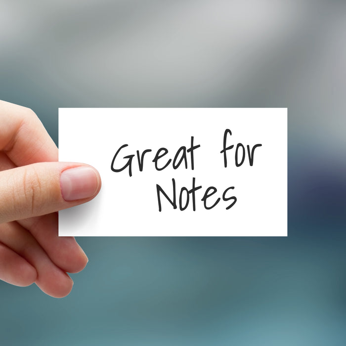 3.5" x 2" White Mini Index Cards - Best Value Paper Thickness