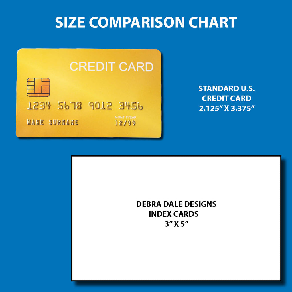 Debra Card Debra Dale Designs 3x5 Ruled Cards – 300 with Rings – USA Made — DEBRA ...