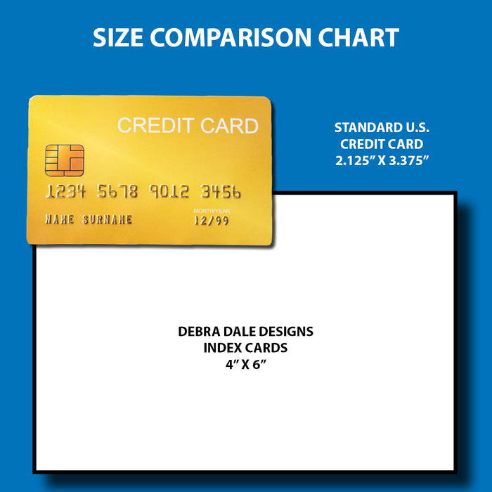 4” x 6” Blank Index Cards – 200 Count – White – 326 gsm Premium Plus – With Dividers & Storage Box