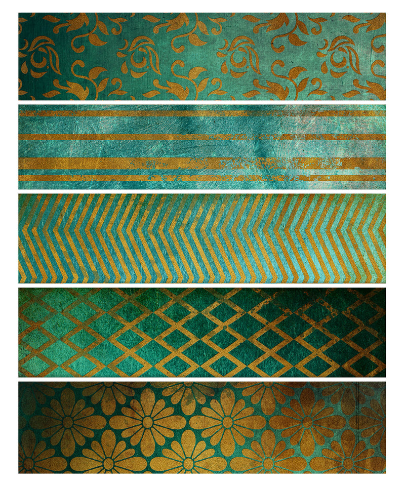 4” x 6” Blank Index Cards – 50 Count – Vintage Charm Design – 253 gsm Premium Cardstock