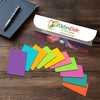 2” x 3.5” Blank Mini Index Cards – 1,000 Count – Bright Multi-Color – 176 gsm Standard Cardstock