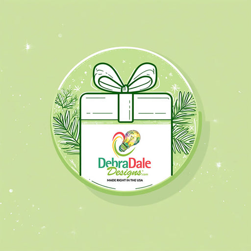 Debra Dale Designs digital e-gift card graphic with logo and flowers.