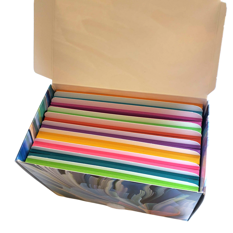 Bulk 4” x 6” Blank Index Cards – 300 Count – 10 Colors – 176 gsm – Great for Classrooms