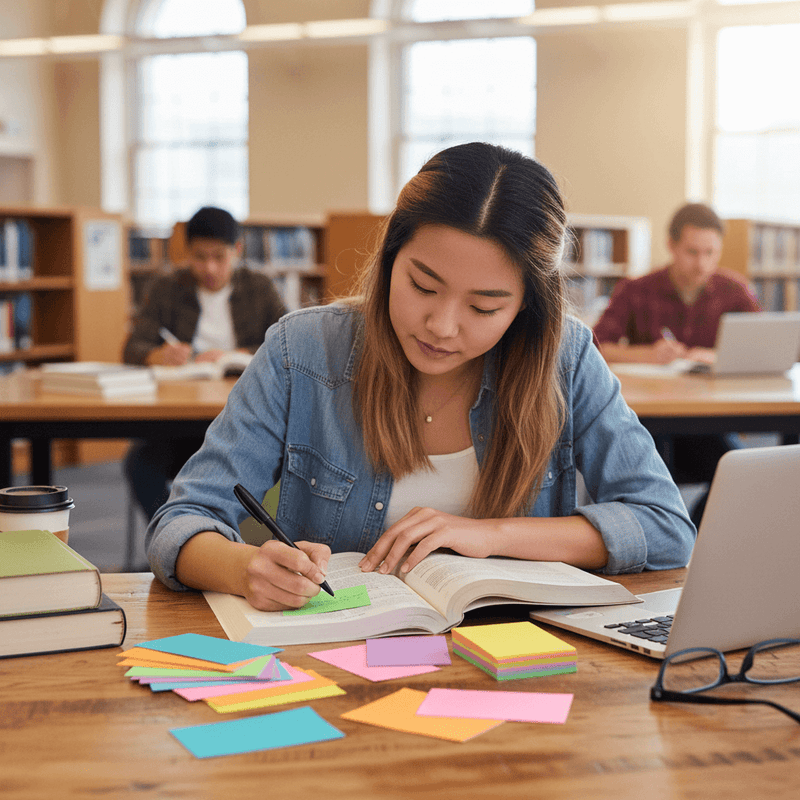 3” x 5” Blank Index Cards – 300 Count – 10 Colors – 176 gsm – Great for Classrooms