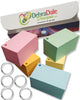 2” x 3.5” Blank Mini Index Cards – 1,100 Count – Multi-Color – Hole-Punched with Rings – 147 gsm Economy Cardstock