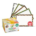 3” x 5” ruled index cards, animal print border, 253 gsm premium cardstock, boxed – Debra Dale Designs