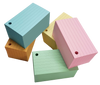2” x 3.5” Ruled Mini Index Cards – 1,100 Count – Multi-Color – Hole-Punched with Rings – 147 gsm Economy Cardstock