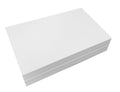 5” x 8” Blank Index Cards, 100 Count, White, 325 gsm Premium Plus