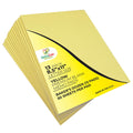 8.5 x 11 yellow blank notepads, 13-pack, 50 sheets per pad, 20 lb bond paper with chipboard back by Debra Dale Designs