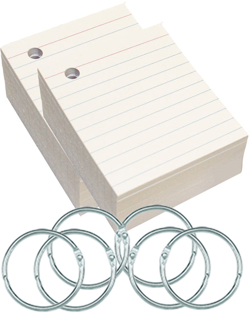 index card 3 ring binder Ruled Index Cards 2.5” x 3” - 300 Count