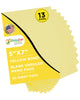 5” x 7” Blank Notepads – 13 Pack – Yellow – 50 Sheets Each – 20# Bond – Chipboard Back