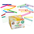 3 x 5 ruled index cards, color bar design, ruled front and blank back with matching dividers, 350 count, 199 gsm cardstock – Debra Dale Designs