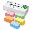 2x3.5 Mini Blank Index Cards, 1100 Count, Multi-Color 147gsm