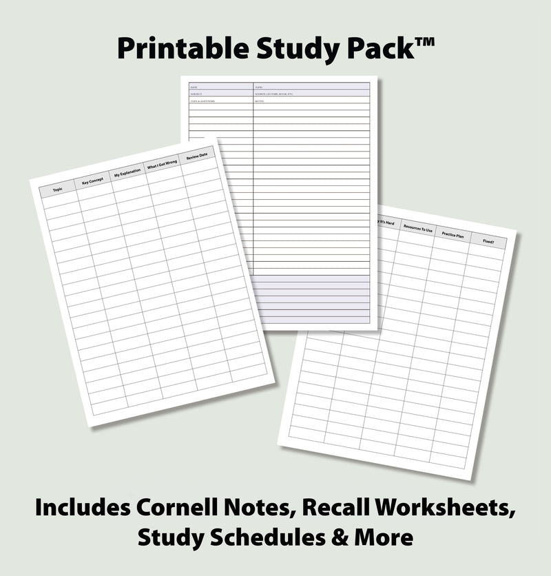Printable Study Pack™