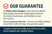 Debra Dale Designs guarantee statement on a white background
