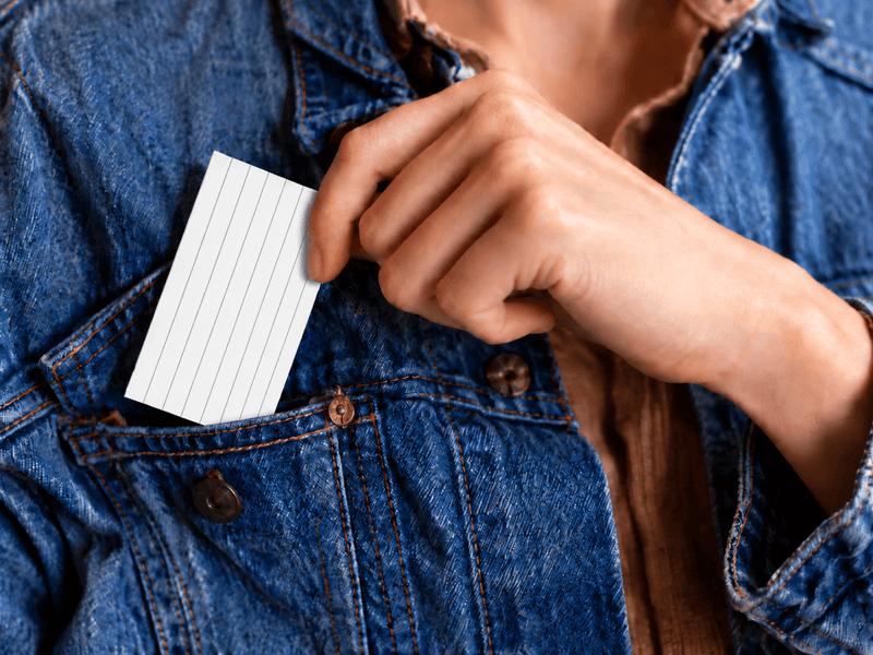 2x3.5 Mini Ruled Index Cards | 650 Count | White 271 gsm Premium Weight