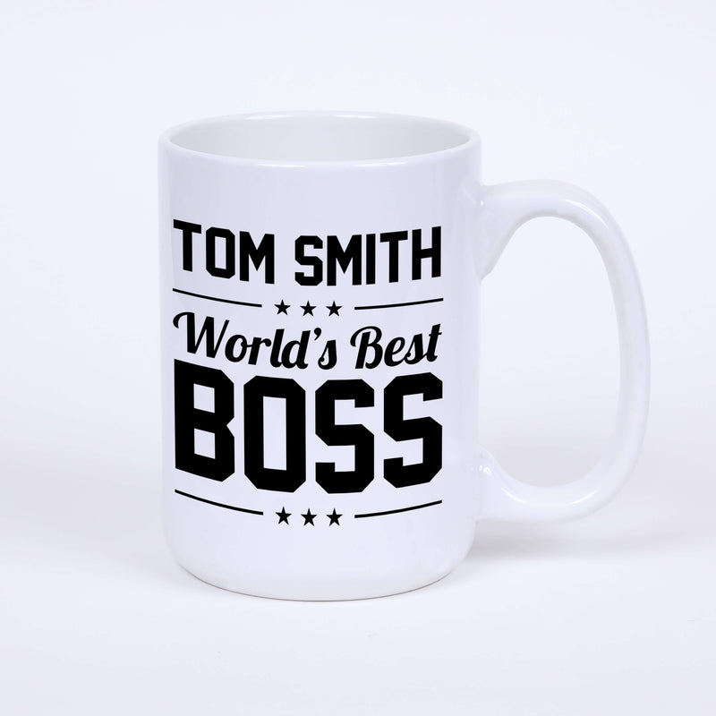 Personalized World's Best Boss Mug, Custom Coffee Mug, Personalized Coffee Mug, Office Gift