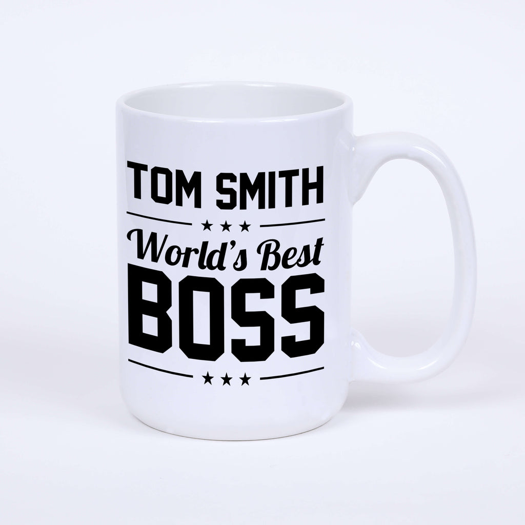 Personalized World's Best Boss Mug, Custom Coffee Mug, Personalized Coffee Mug, Office Gift