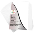 8.5 x 11 white blank notepads, 13-pack, 50 sheets per pad, 20 lb bond paper with chipboard back by Debra Dale Designs
