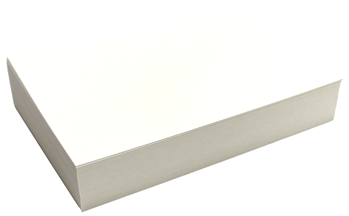 5" x 8" Blank White Index Cards - Premium Plus Paper Thickness